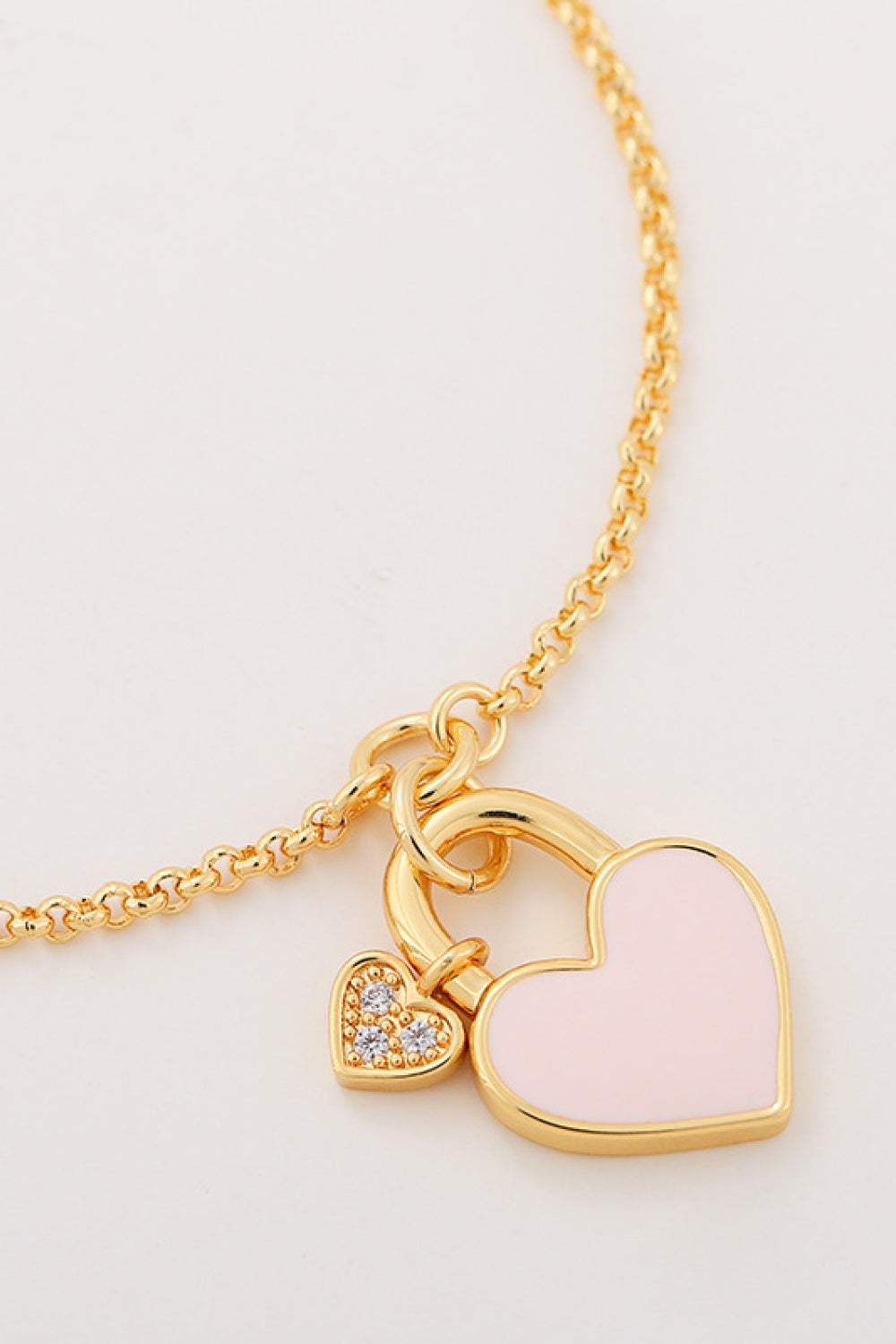 Heart Lock Charm Bracelet Bracelets - Tophatter Daily Deals