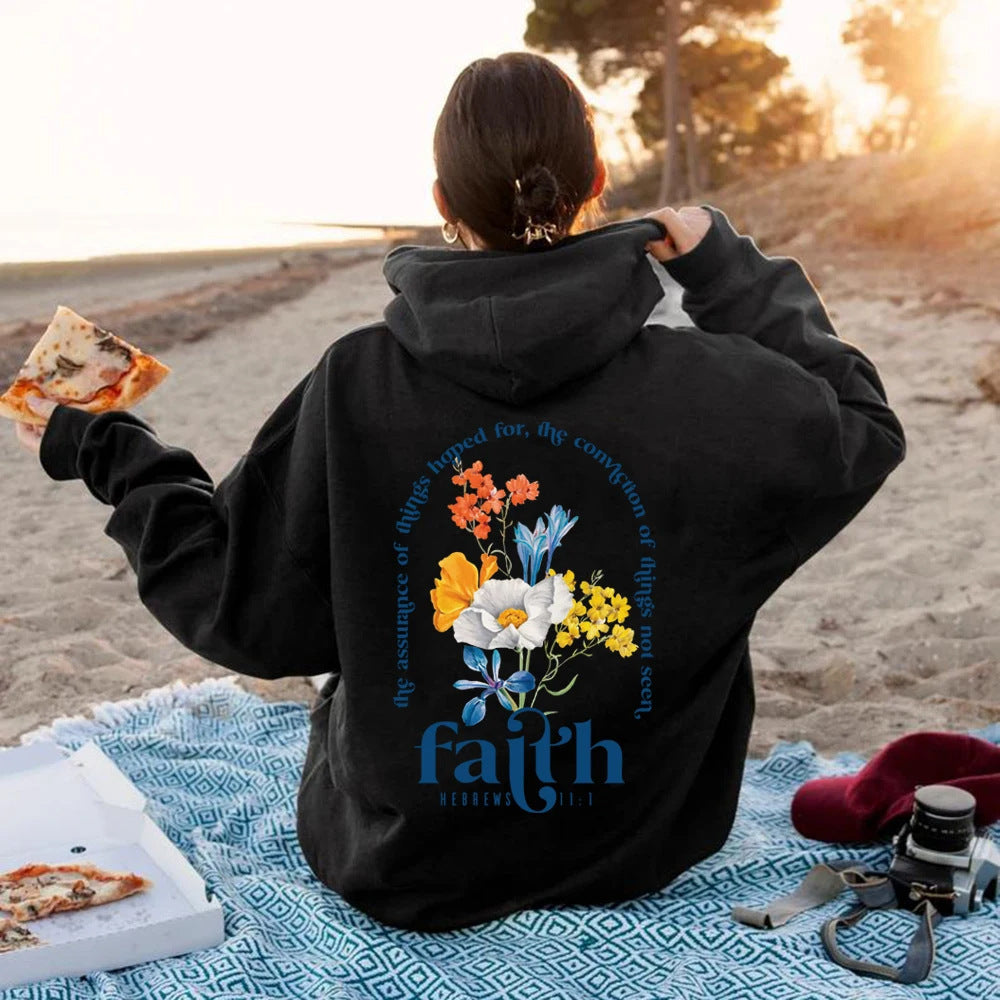 Oversized Women's Hoodie - Relaxed Fit, Polyester, Casual Black 3D Changing Face Moving Picture Frame - Tophatter Daily Deals