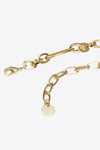 18K Gold Plated Glass Stone Necklace Necklaces - Tophatter Daily Deals