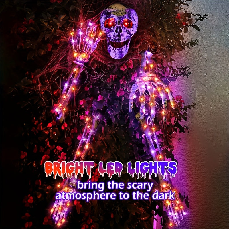 Halloween Skeleton Lights Set with Remote Control Halloween - Tophatter Daily Deals