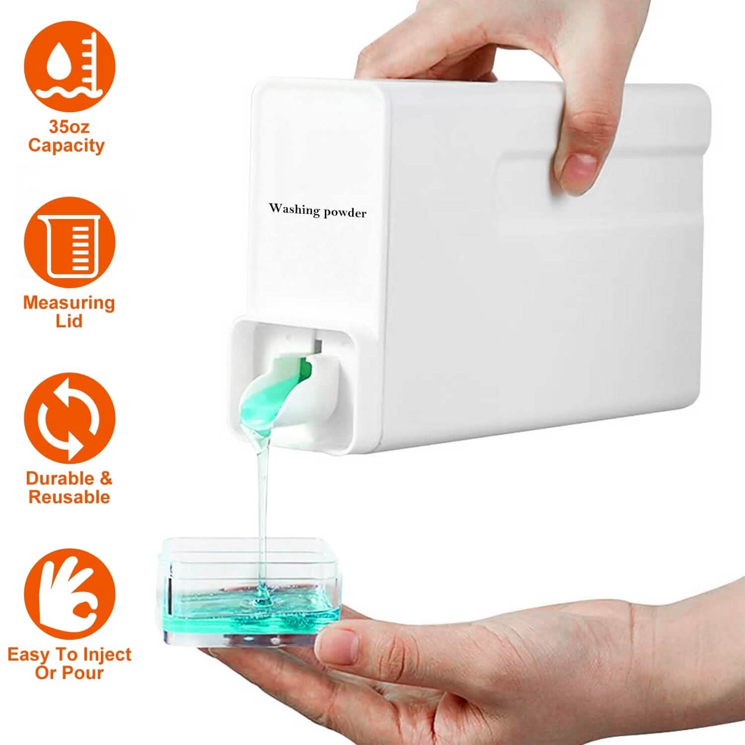 35 Oz Laundry Detergent Dispenser Everything Else - Tophatter Daily Deals