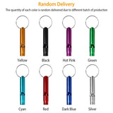 35-Pieces: Emergency Whistle Extra Loud with Key Chain Ring Outdoor Recreation - Tophatter Daily Deals