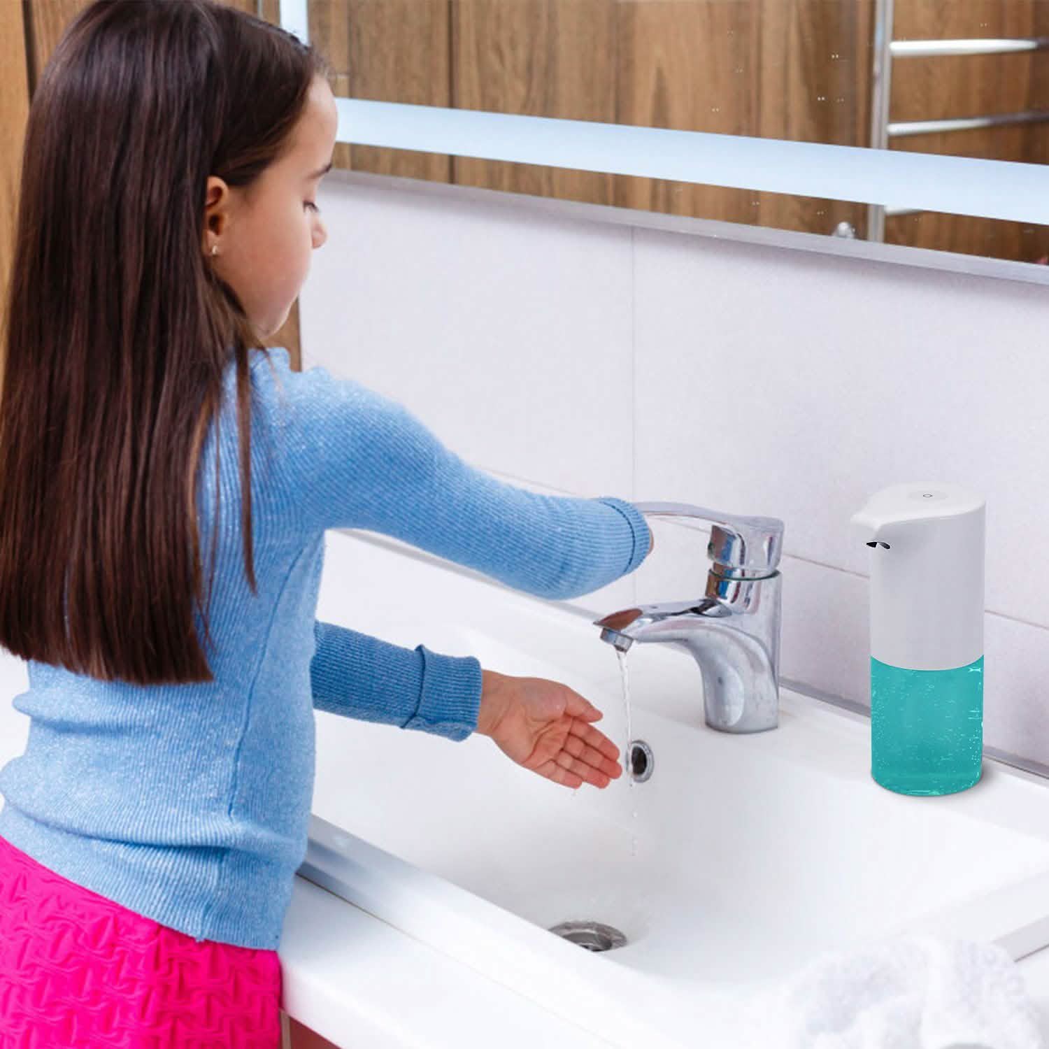 350 ML/14 Oz Automatic Foam Soap Dispenser Bath - Tophatter Daily Deals