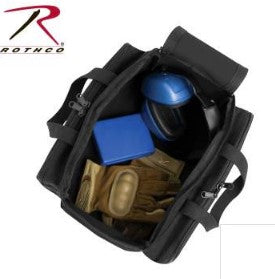 Rothco Canvas Tactical Shooting Range Bag - Black - Tophatter Daily Deals