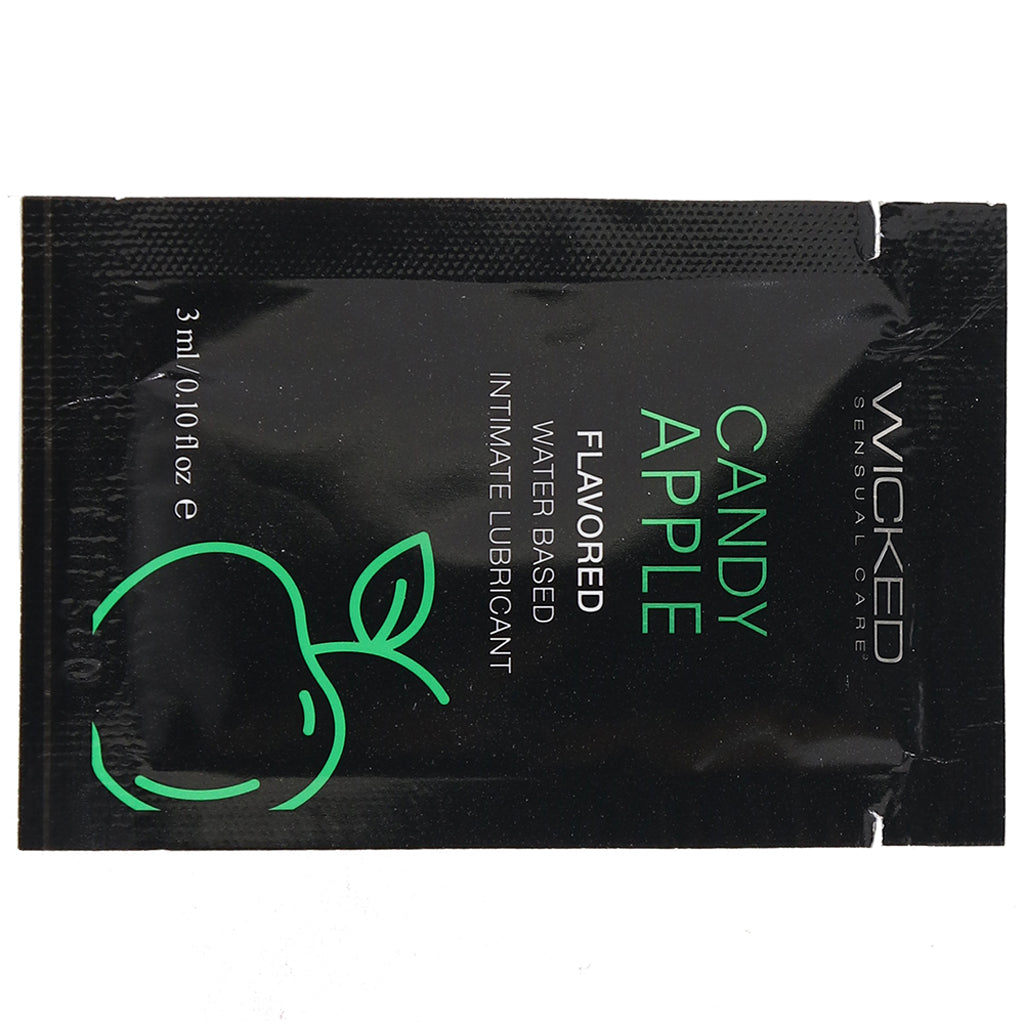 Aqua Flavored Lube .10oz/3ml in Candy Apple Lubes and Lotions > Flavored Sex Lubes - Tophatter Daily Deals