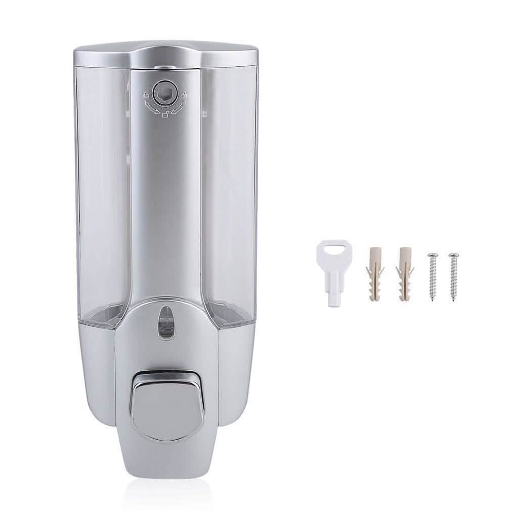 350ml Soap Dispenser Manual Soap Dispenser Wall Mount Bath - Tophatter Daily Deals