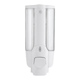 350ml Soap Dispenser Manual Soap Dispenser Wall Mount White Bath - Tophatter Daily Deals