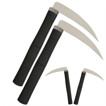 2 Pcs Kama Set Japanese Arts Defense Collectible Weapons - Tophatter Daily Deals