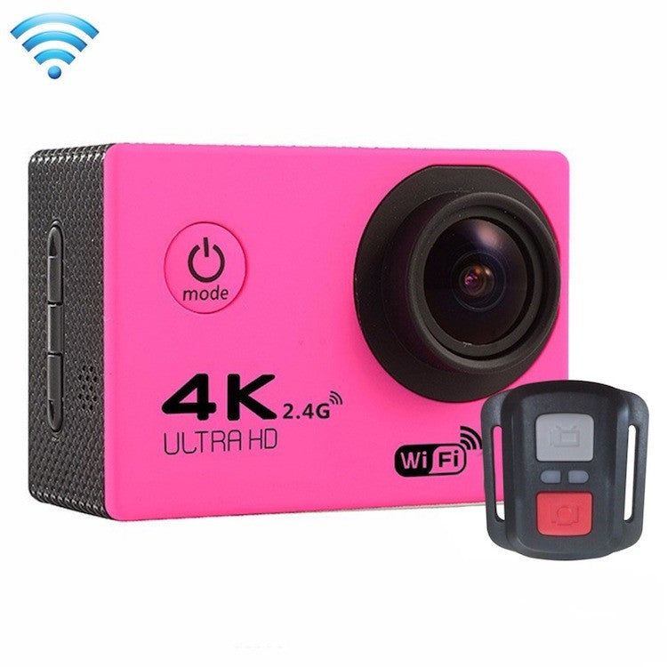 4K Sports DV Mini Camera Waterproof Camera Rose Red 0 - Tophatter Daily Deals
