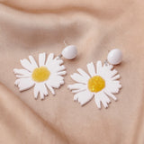 3d Printing Plant Flowers And Animals Doodle Earrings F 0 - Tophatter Daily Deals