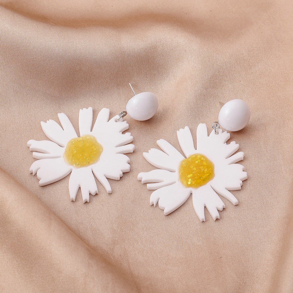 3d Printing Plant Flowers And Animals Doodle Earrings F 0 - Tophatter Daily Deals