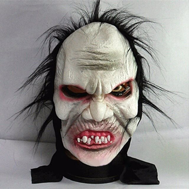 Halloween Mask Grimace Zombie Full Face Horror Prop 3D Changing Face Moving Picture Frame - Tophatter Daily Deals