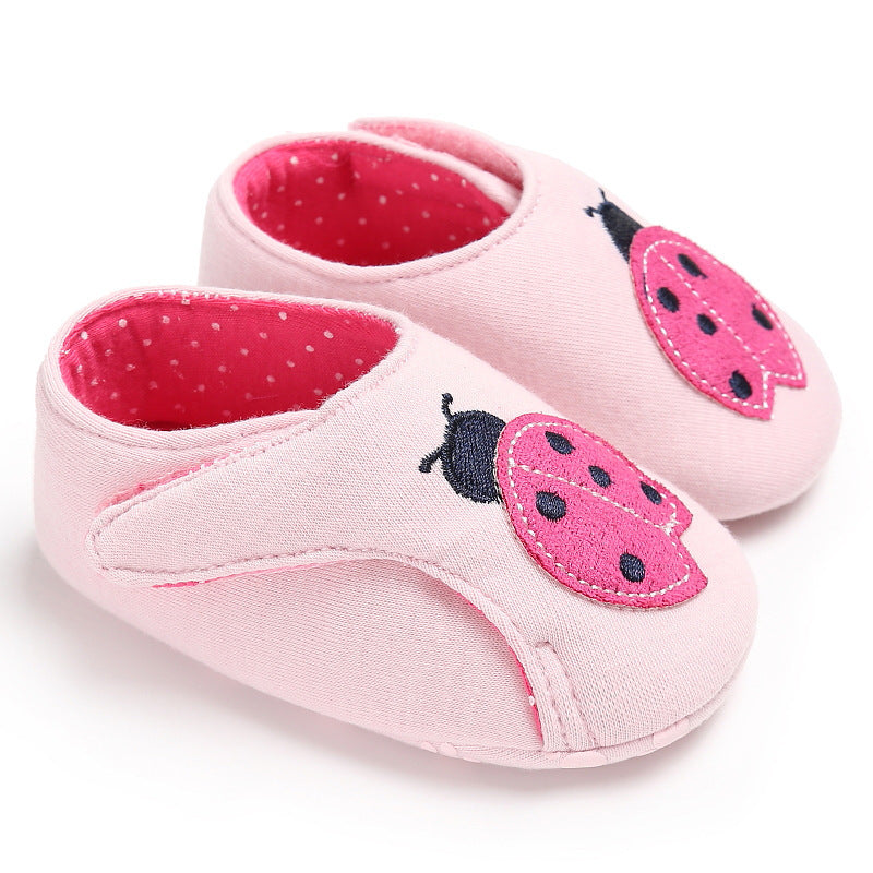 Baby infant soft-soled toddler shoes Pink 0 - Tophatter Daily Deals