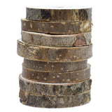 Set of 8 Wood Slices Coasters | Rustic Wedding Decorations Candle Stand | Tree Log Slices Drinks Coasters - 6-8 cm Coaster - Tophatter Daily Deals