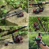 Fishing Rod Reel Combo Carbon Fiber Outdoor > Fishing - Tophatter Daily Deals