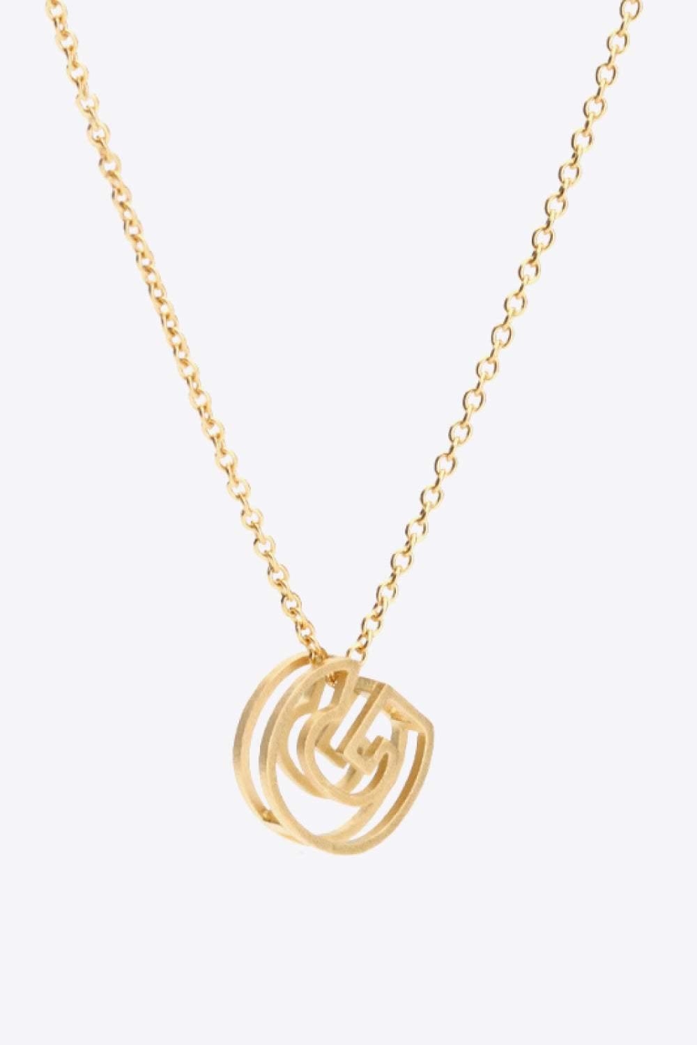 A to J Letter Pendant Nekclace G One Size Necklaces - Tophatter Daily Deals