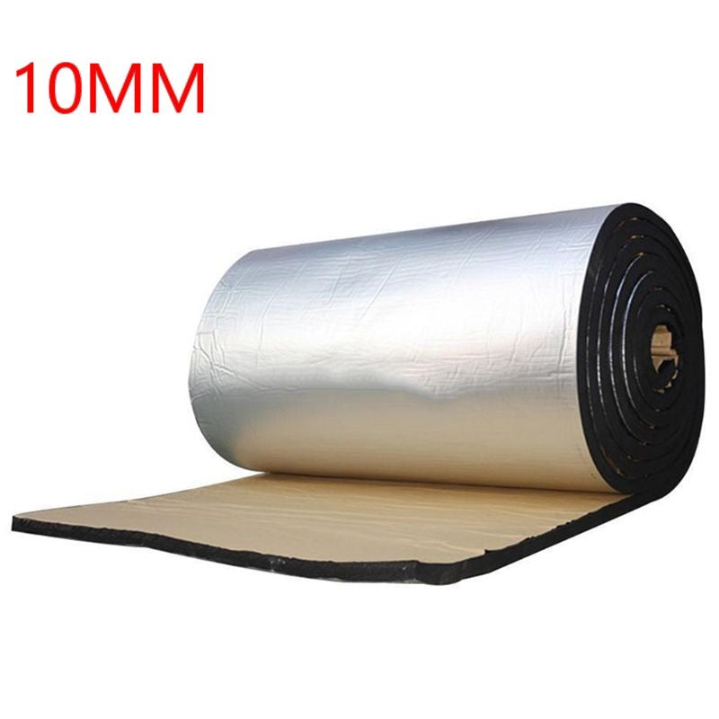 Automotive aluminum foil sound insulation, firewall, heat and sound insulation mat Silver 10MM 0 - Tophatter Daily Deals