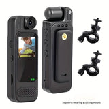 Premium Portable Body Camera Recorder – HD, SD Card Compatible Cameras & Drones - Tophatter Daily Deals