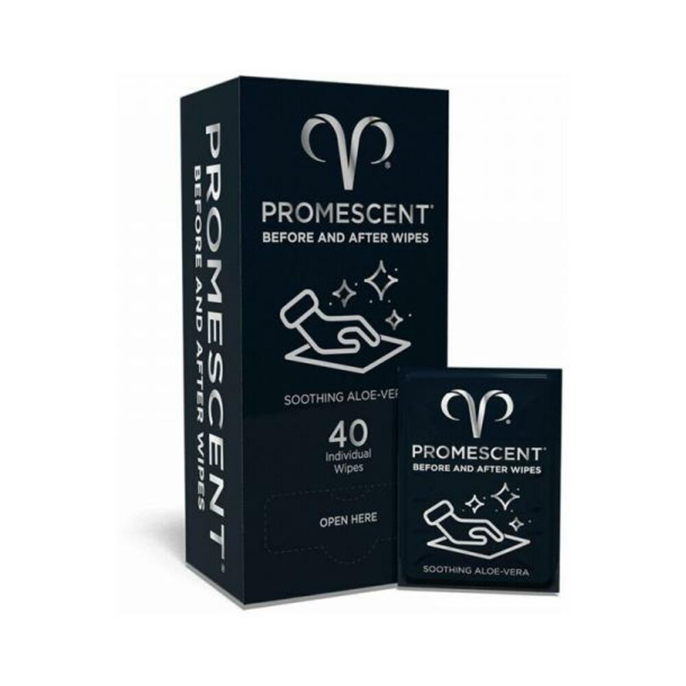 Promescent Purple Promescent Before & After Individual Wipes 40-pack – Tophatter's Inc.