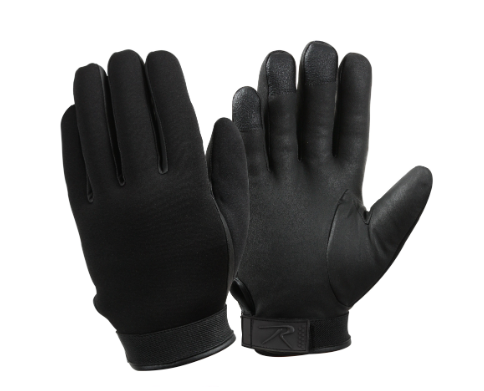 Rothco Cold Weather Neoprene Duty Gloves - Black - Tophatter Daily Deals