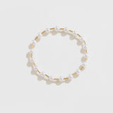 Gold-Plated Pearl Copper Bracelet Style A One Size Bracelets - Tophatter Daily Deals