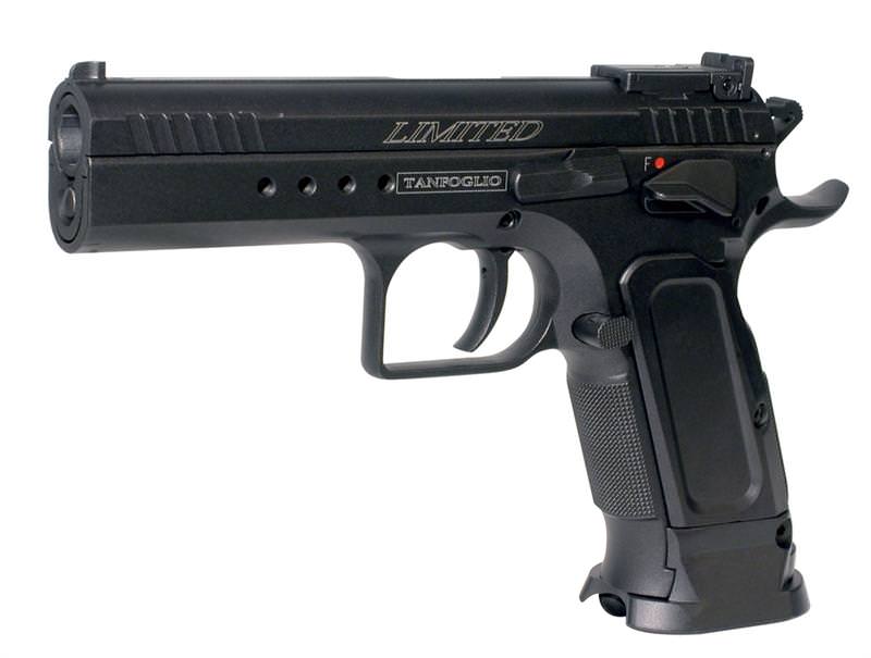 Tanfoglio Limited Custom Full Metal Blow Back CO2 BB Gun .177 Cal 4.5 mm - TOPHATTER'S ARMORY DEALS Collectible Weapons - Tophatter Daily Deals