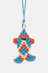 Cotton Cord Fish Shape Pendant Necklace Sky Blue One Size Necklaces - Tophatter Daily Deals
