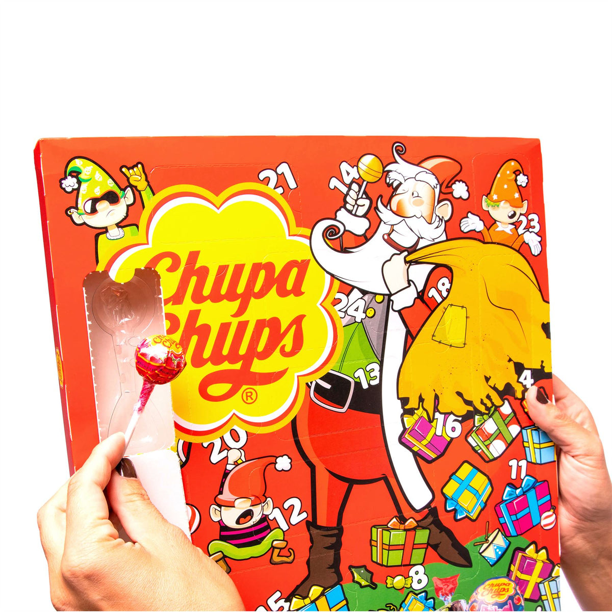 Chupa Chups Advent Calendar | Christmas Sweet Lolly Advent Calendar for Kids Advent Calendar - Tophatter Daily Deals
