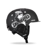 Adult Single And Double Board Snow Goggles Integrated Crash Helmet Veneer Penguin 0 - Tophatter Daily Deals
