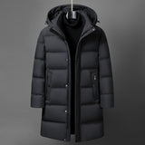 Insulating Men's Mid-Length Down Coat - Boxy, Polyester Gray 3D Changing Face Moving Picture Frame - Tophatter Daily Deals