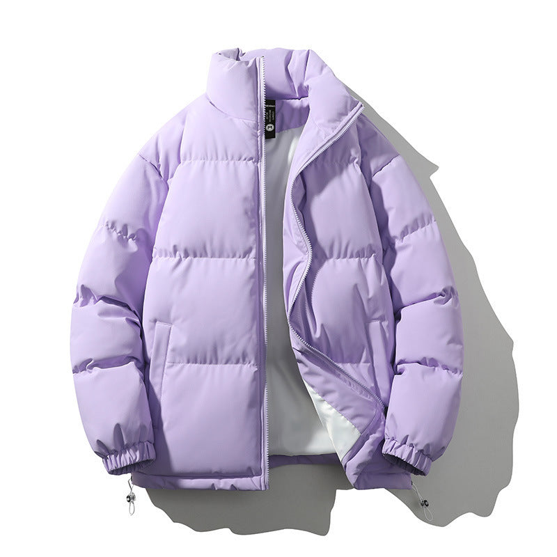 Warm Relaxed Men Down Coat - Boxy Puffer, Polyester, Urban Light Purple 3D Changing Face Moving Picture Frame - Tophatter Daily Deals