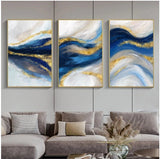 Abstract Canvas Painting Contemporary Art Poster Modern Home Living Room Decor 0 - Tophatter Daily Deals