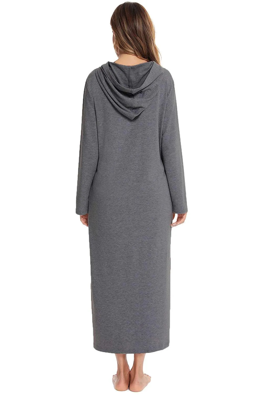 Zip Front Hooded Night Dress with Pockets Sleep Dresses Apparel & Accessories Fast Shipping Free Shipping H#Y HOT DEALS HOME PAGE Lingerie Sleepwear Loungewear New Deals sexy lingerie Ship From Overseas Ship from USA Sleep Sleep Dresses sleepwear Sleepwear & Loungewear USA USA STOCK women lingerie Women's Fashion - Tophatter Daily Deals And Savings