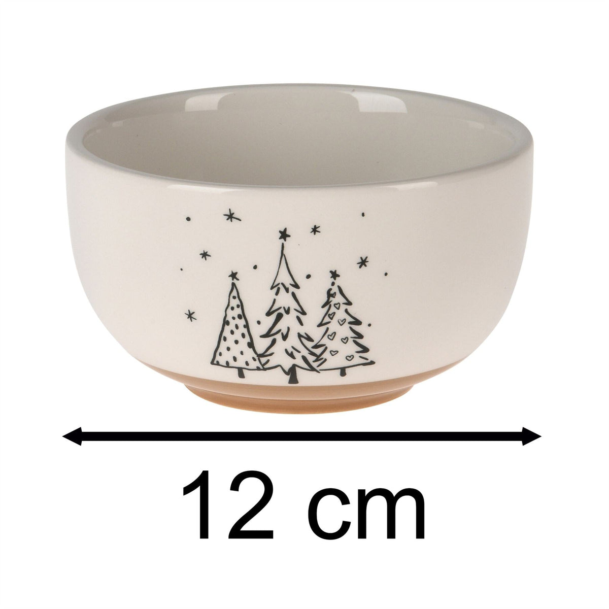 Ceramic Christmas Tree Bowl | Perfect for Snacks, Nibbles, or Desserts - 12cm Bowl - Tophatter Daily Deals