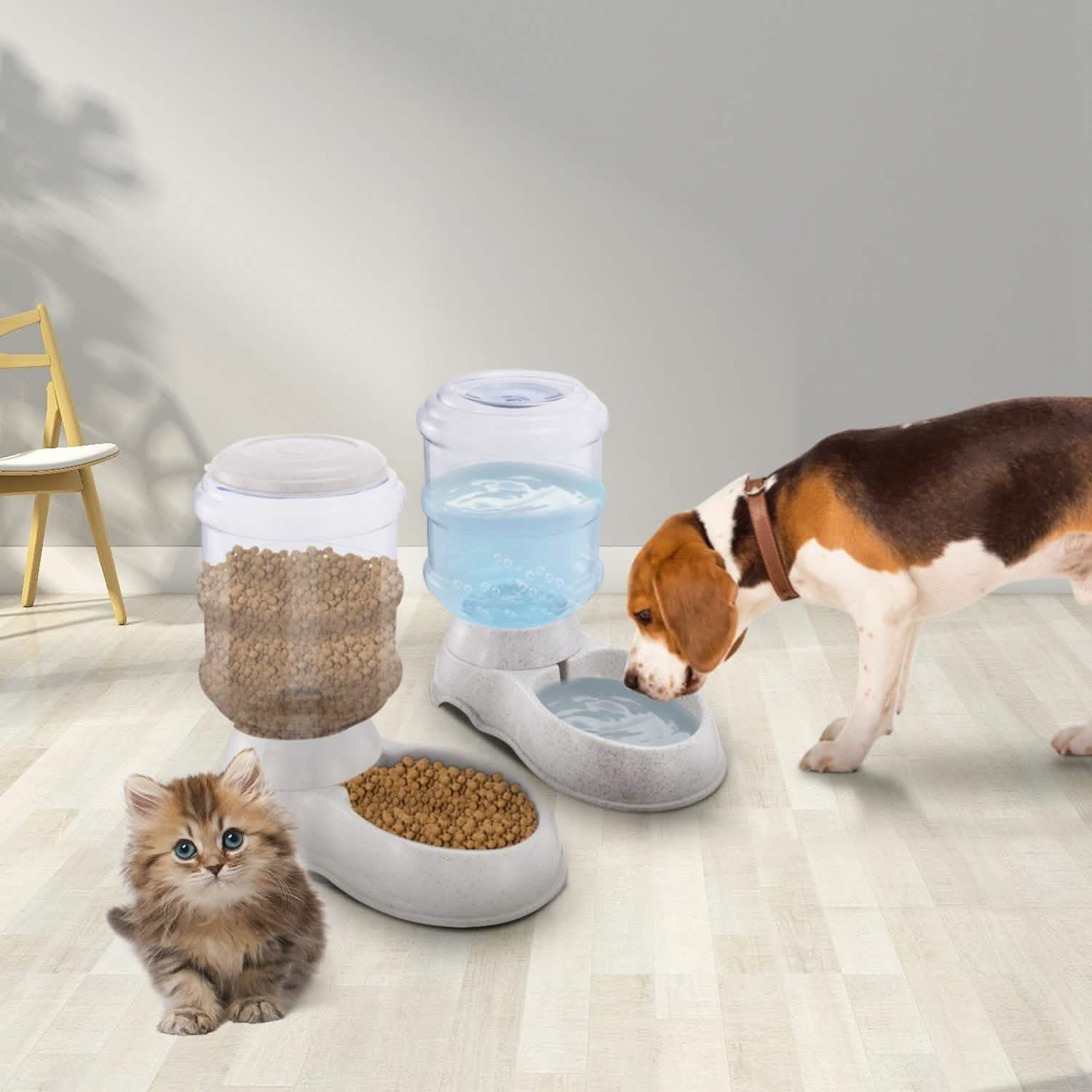 3.5L/1 Gal Pet Water Dispenser Self-Dispensing Pet Supplies - Tophatter Daily Deals