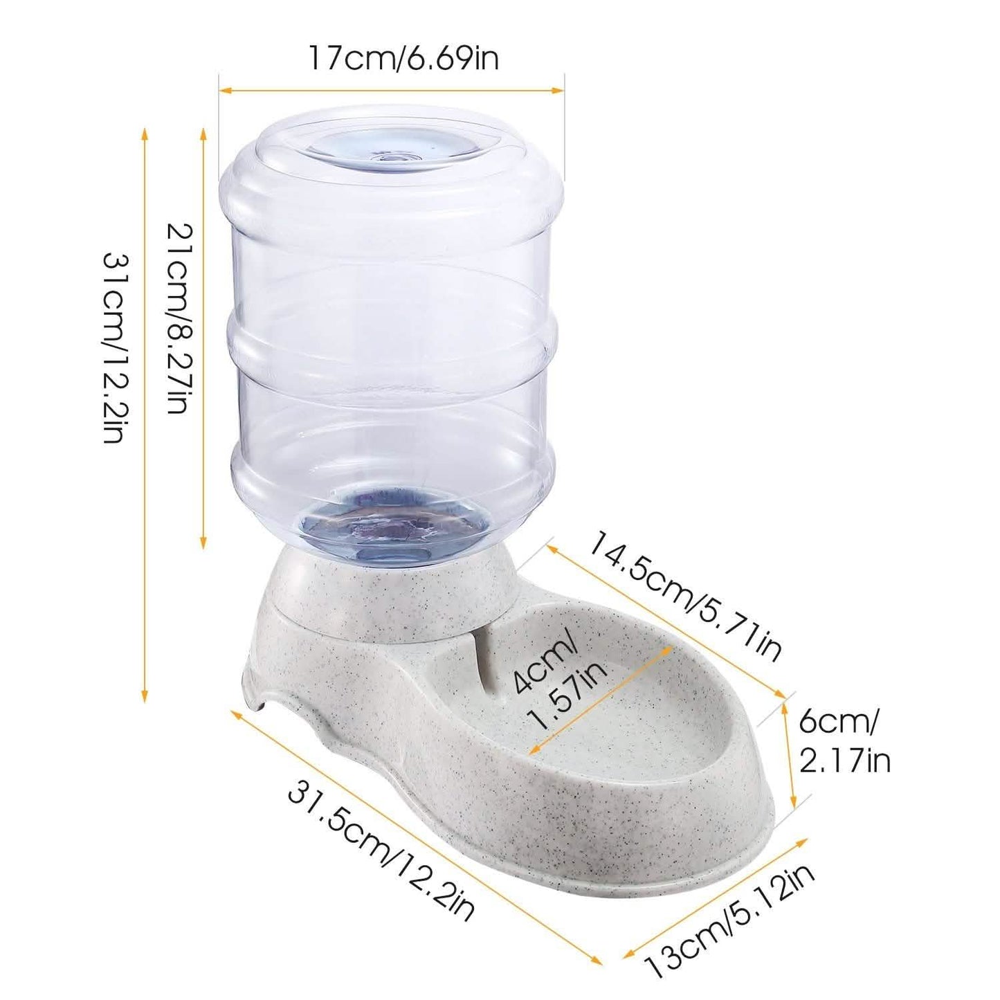 3.5L/1 Gal Pet Water Dispenser Self-Dispensing Pet Supplies - Tophatter Daily Deals