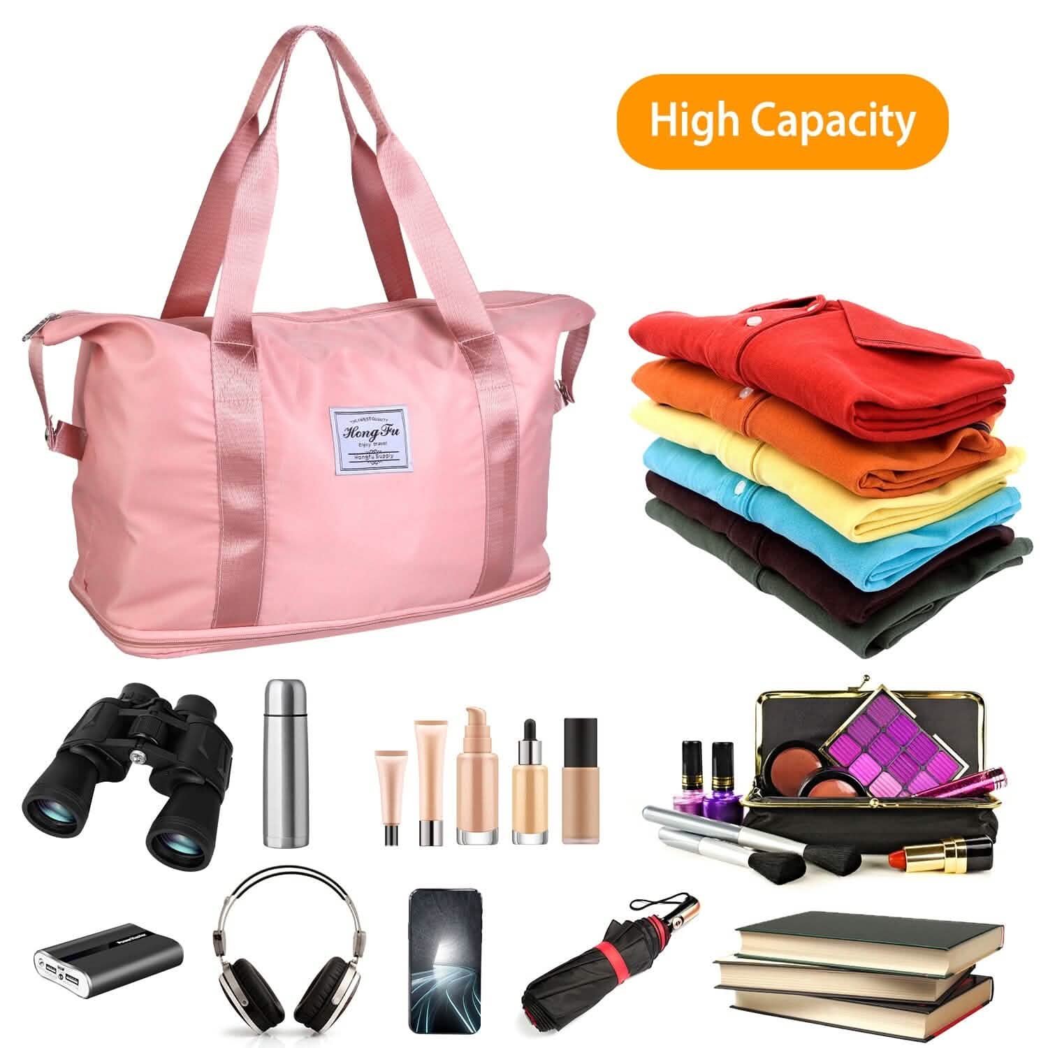 35L/9.2Gal Shoulder Travel Duffle Bag with Luggage Sleeve Handbags & Wallets - Tophatter Daily Deals