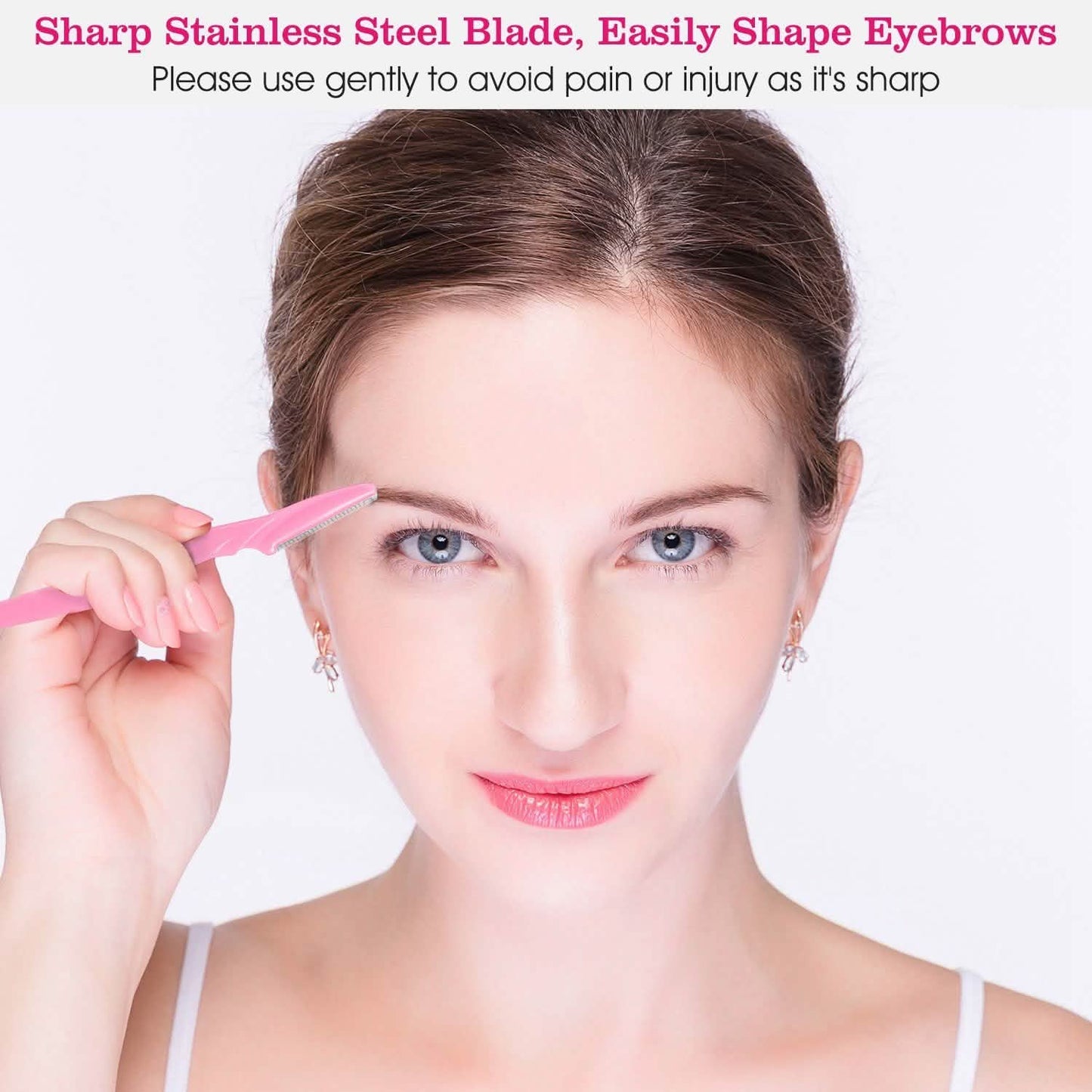 36-Pieces: Women Eyebrow Razor Trimmer Beauty & Personal Care - Tophatter Daily Deals