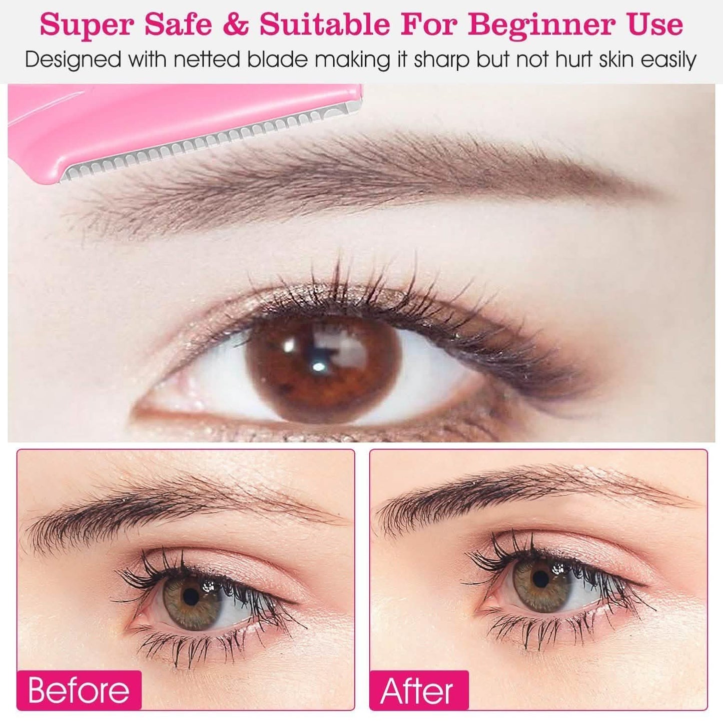 36-Pieces: Women Eyebrow Razor Trimmer Beauty & Personal Care - Tophatter Daily Deals