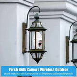 360° 1080P IP E27 Light Bulb Camera Wi-Fi IR Night Smart Home Wireless Security Home Security System - Tophatter Daily Deals