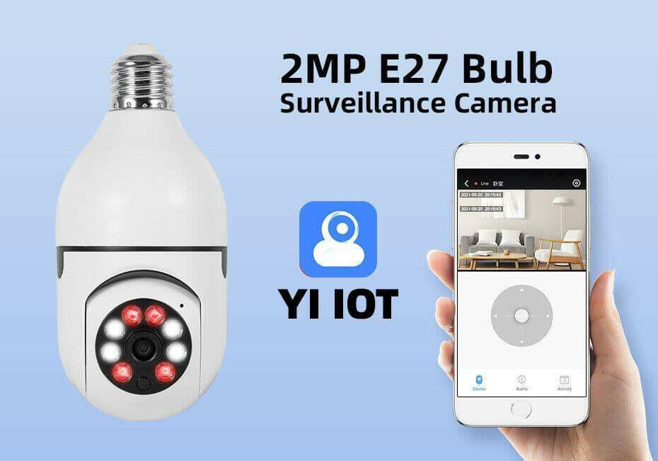 360° 1080P IP E27 Light Bulb Camera Wi-Fi IR Night Smart Home Wireless Security Security Monitors & Recorders Bundle Camera CCTV Electronics Fast Shipping Free Shipping HD Home & Garden HOT DEALS HOT DEALS HOME PAGE LED Light Light Bulb Camera Lighting Lights Men New Deals Popular Portable Premium Sale Security Security Camera Smart Home Technology TikTok Trending USA STOCK Wireless Security - Tophatter Daily Deals And Savings