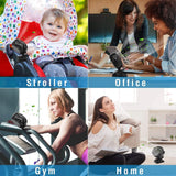 360 Degree Clip On Fan Quiet Rechargeable Household Appliances - Tophatter Daily Deals