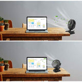 360 Degree Clip On Fan Quiet Rechargeable Household Appliances - Tophatter Daily Deals