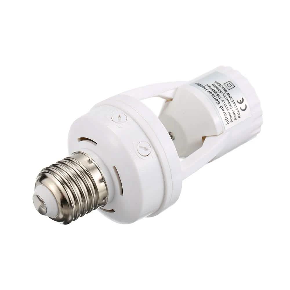 360 Degree Detection PIR Infrared Motion Sensor E27 LED Light Indoor Lighting - Tophatter Daily Deals