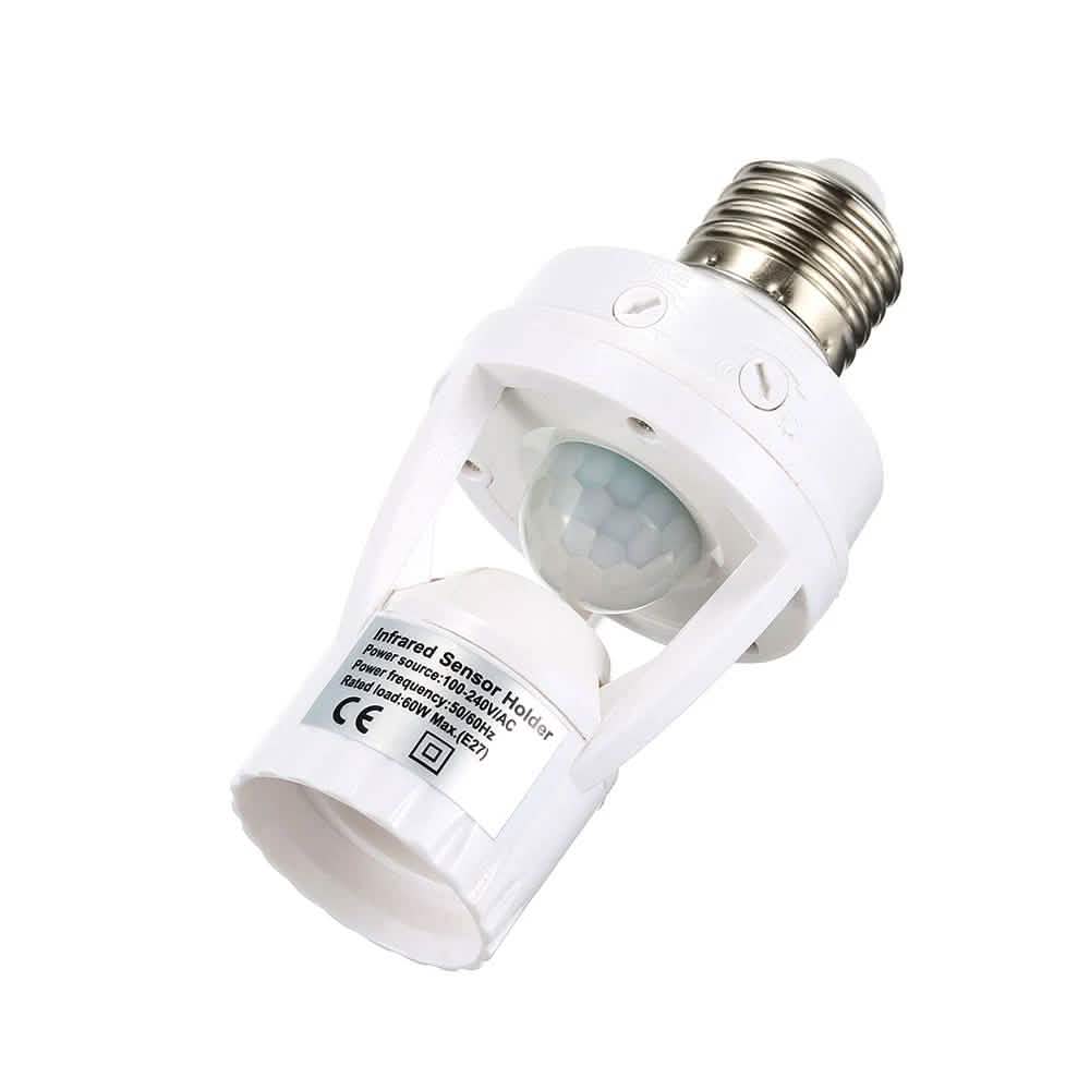 360 Degree Detection PIR Infrared Motion Sensor E27 LED Light Indoor Lighting - Tophatter Daily Deals