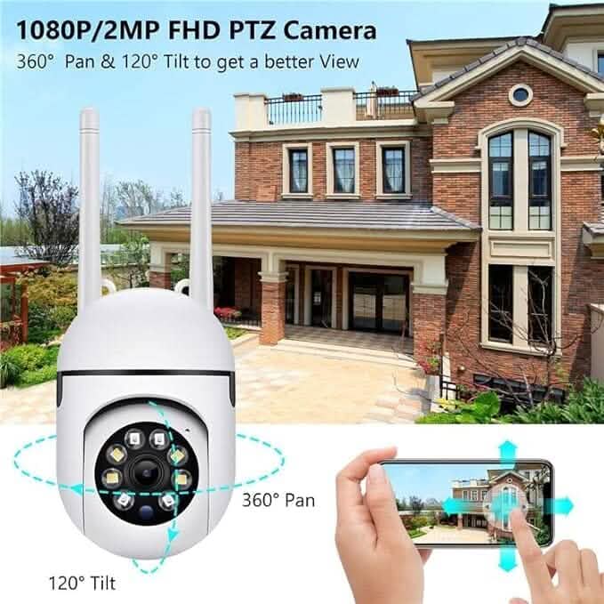 360 Full HD Wi-fi Wireless IP CCTV Security Camera Security Cameras - Tophatter Daily Deals