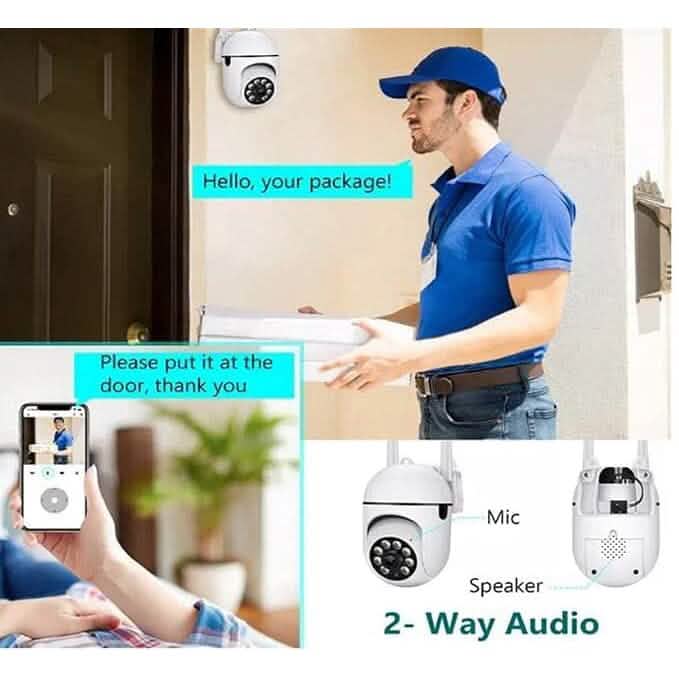360 Full HD Wi-fi Wireless IP CCTV Security Camera Security Cameras - Tophatter Daily Deals