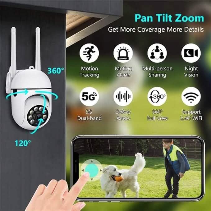 360 Full HD Wi-fi Wireless IP CCTV Security Camera Security Cameras - Tophatter Daily Deals
