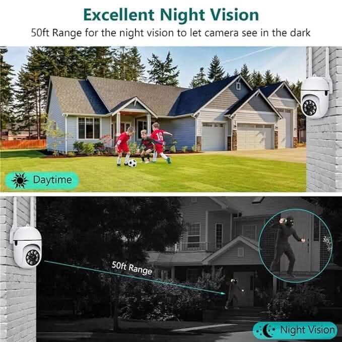 360 Full HD Wi-fi Wireless IP CCTV Security Camera Security Cameras - Tophatter Daily Deals
