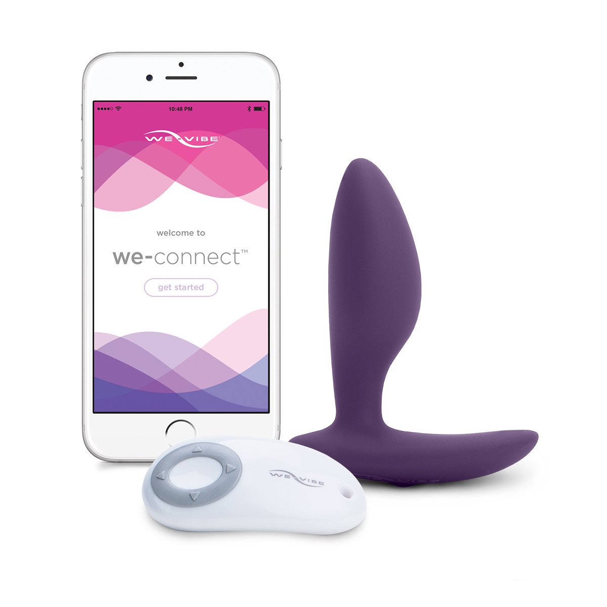 We-Vibe Ditto Vibrating Butt Plug in Purple Anal Sex Toys - Tophatter Daily Deals